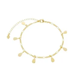 PULSEIRA GOTAS LISA ELIANE BANHADA A OURO