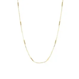 COLAR CHOKER TUBOS LISOS 30CM - OURO