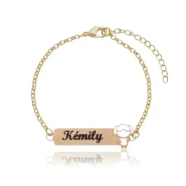 PULSEIRA NOME INFANTIL MENINA PERSONALIZADO