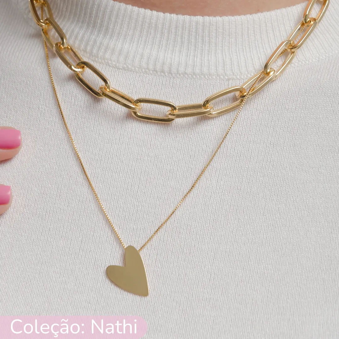 COLAR CHOKER ELOS LISO - NATHI