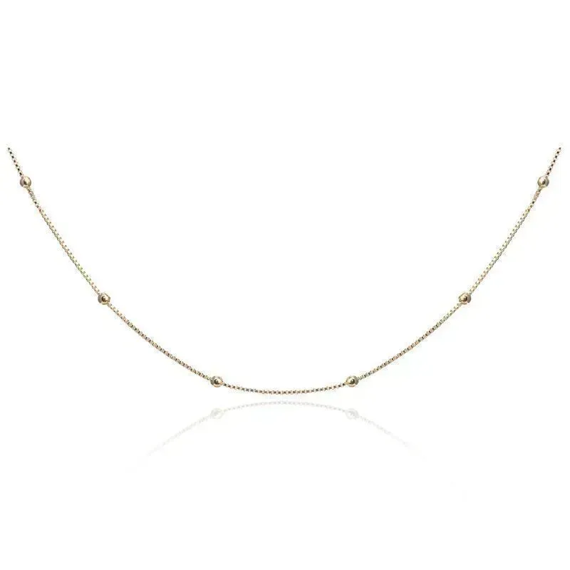 COLAR CHOKER BOLINHAS - OURO