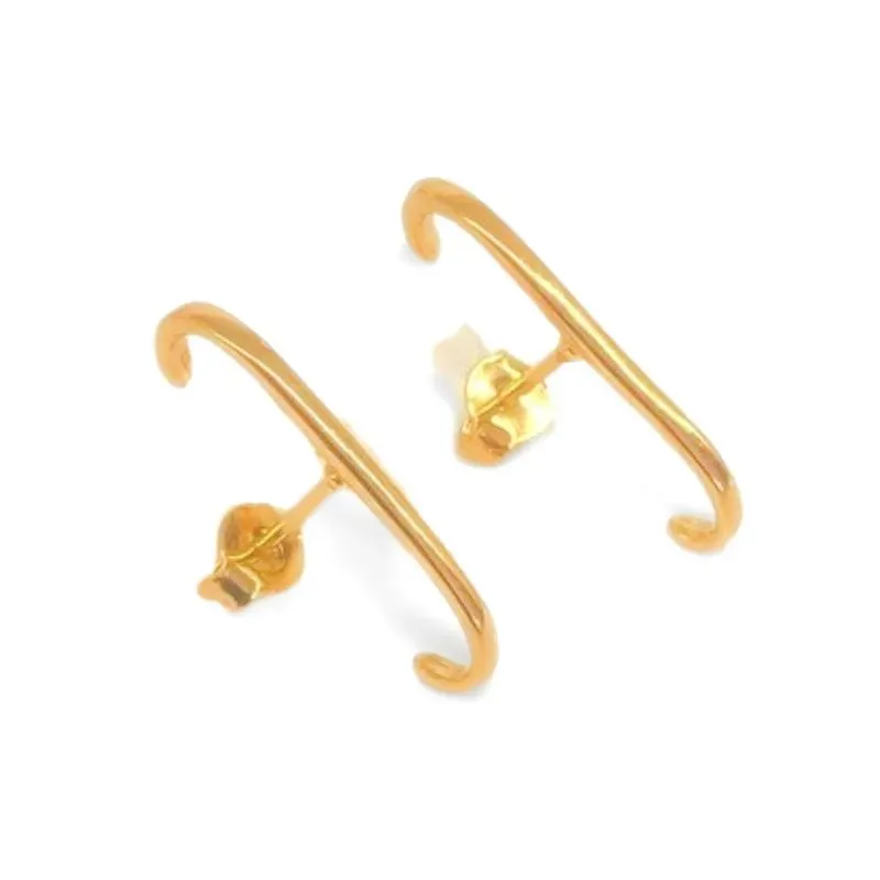 BRINCO EARHOOK LISO  - CARMELLA