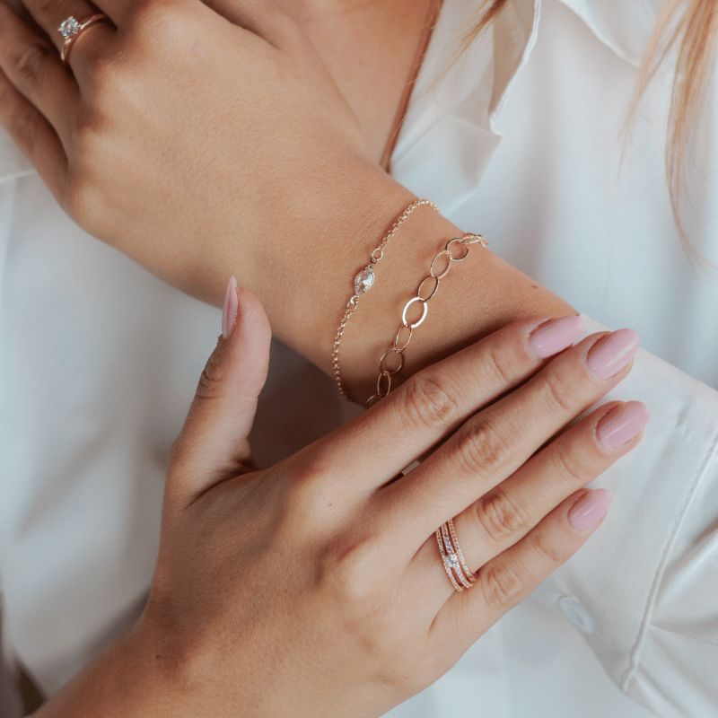 Pulseira Ponto De Luz Wine Banhado Em Ouro