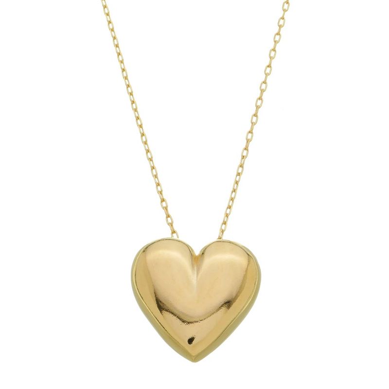 Colar Coração Anita Essencial 45CM Banhado Em Ouro