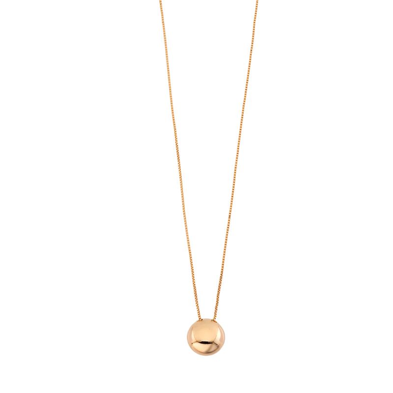 Colar Circulo Essencial 45CM Banhado Em Ouro