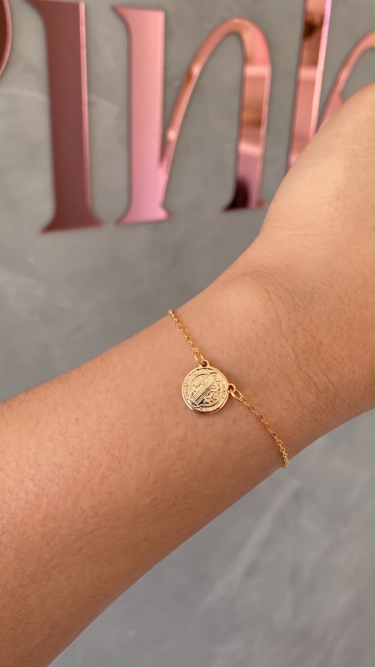 Pulseira Medalha De São Bento