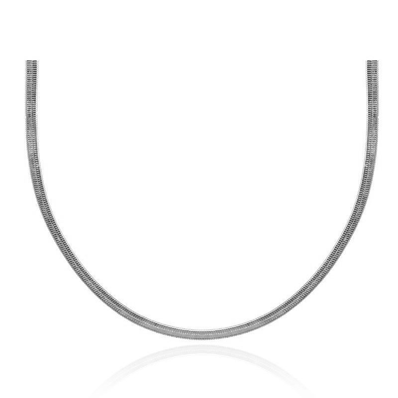 Colar Choker Fita Best Seller 35cm Banhado Em Ródio